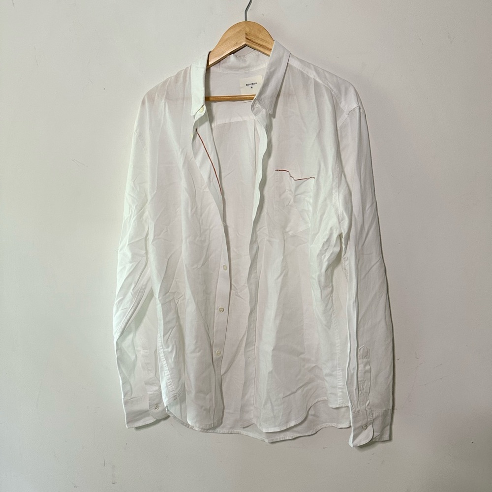 Billy Reid (EUC) Classic White Men's Shirt